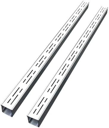 Outdoor Pool Deck Drain Channel Set - 2 pcs 200cm Stainless Steel ...