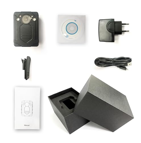 Image of Full HD Body Camera with 12 Hour Battery Backup, IR Night Vision & 140 Wide Angle Lens Compatible with Windows PC, Laptop & Security Monitoring Systems