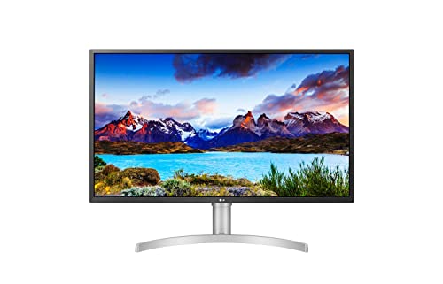 LG UltraFine 32UL750P-W Ecran PC 4K 32 - dalle VA résolution UHD 4K (3840x2160), 4ms 60Hz, HDR 600, DCI-P3 95%, AMD FreeSync, inclinable, réglable en hauteur, USB-C (60W), haut-parleurs intégrés