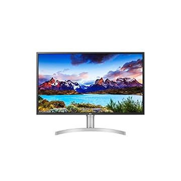 Monitor LED LG 4K UHD, 32 polegadas 4K HDR 600, Prata