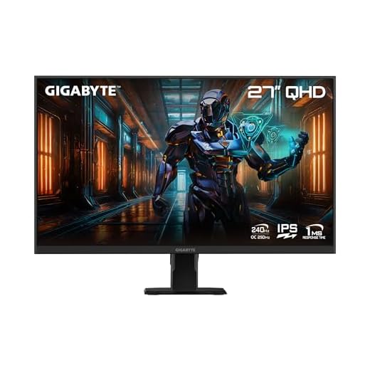 GIGABYTE GS27Q X - 27" IPS, 2560x1440 QHD - 240Hz/OC 250Hz - 1ms - AMD FreeSync Premium - HDMI, DP - preto