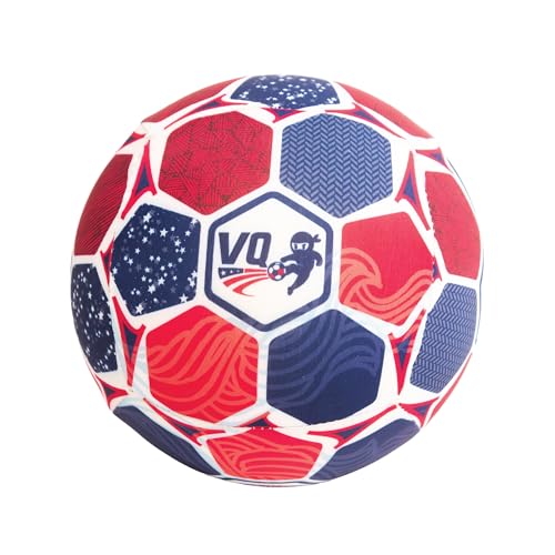 VQ Sports - Silent Soccer Ball for Indoor Training - Soft Soccer Ball, Foam, No Noise, No Bladder, Quiet Practice, Size 5