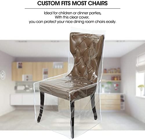 Mardili Plastic Dining Chair Protector(4 Pack)