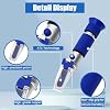 0-10% Salinity Refractometer 1.000-1.070 Specific Gravity Sea Water Tester with ATC Hand Held Refractometer for Saltwater Aquarium, Marine Monitoring (Made of Copper Not Cheap Aluminum)