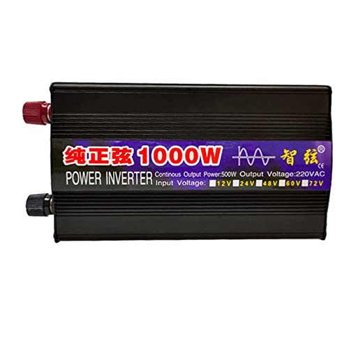 Onduleur de voiture Onduleur à onde sinusoïdale pure 1000W 2000W 2600W puissance DC 12V 24V à AC 110 220 tension 50-60Hz convertisseur solaire voiture inverseur avec LED Être utilisé pour le camping e