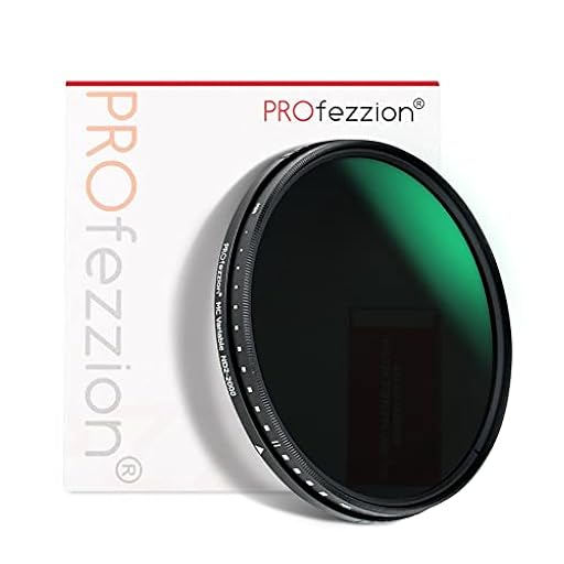 PROfezzion ND Filtro 72mm Variable ND2-2000 Filtro de Densidad Neutra para Nikon Z6 Z6II Z6III Z7 Z7II con Objetivo Kit Z 24-70mm f/4 S, para Fujifilm XT5 XT4 con Objetivo Kit XF 16-80mm f/4 R y más | Ya disponible en tu tienda friki favorita! En mundofriki.es!