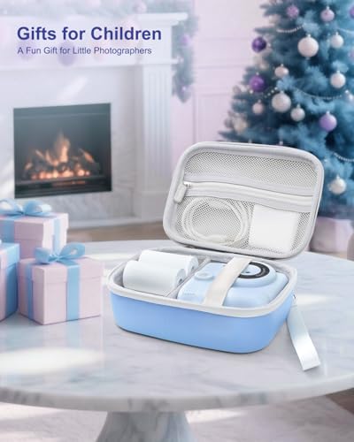 Funda para cámara infantil Krypthos Kids Print azul miniatura 3