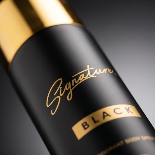 Image of Signature Deodorant Body Spray - Black | Floral Aromatic Long Lasting Fragrance | For Everyday Use | Skin Friendly Deo | For Men | Pack of 1 (200 ML)