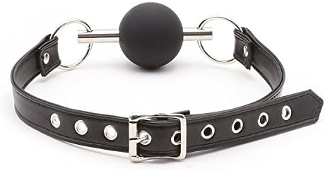Erotic Mouth Plug Open Mouth Gag Fetish Slave Restraints Sex Toys Silicone Ball Gag Dog Bone Adjustable Strap Bondage Restraints for Women Adjustable Strap on Mouth Gag for SM (Color : Pink)