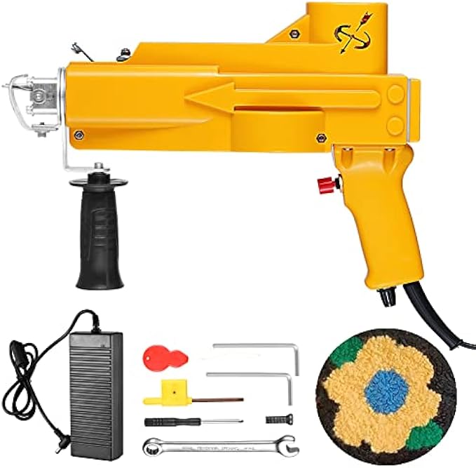 FancyBant Tufting Gun, Rug Tufting Gun, Handheld Knitting Rug Gun Machine
