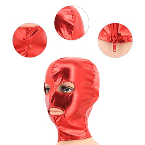 Image of Metallic Cycling Face Neck Mask Hat Ultra Balaclava Hood