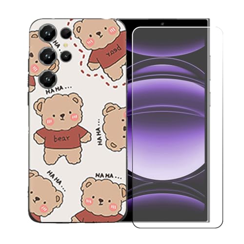 CongJiaLingXi�P�[�X�K�p �� Oukitel C61 GT (6.88") �K�p �� �d�����ꂽ�K���X�X�N���[���v���e�N�^�[�A�_�炩���V���R�[���V�F���o���p�[�h�Ռ�TPU�ی�J�o�[�������,LLM48