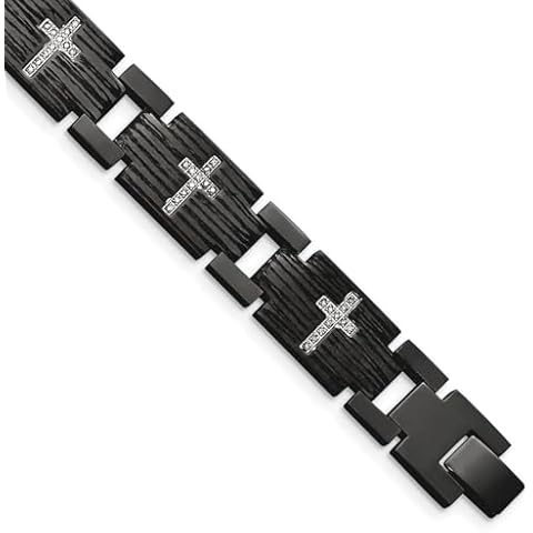 The Black Bow Diamond Cross Bracelet Cover