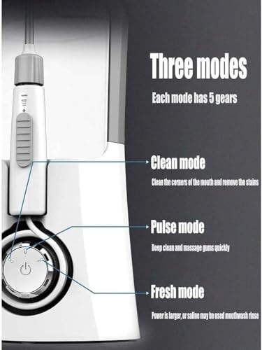 Hydropulseur électrique contre le tartre et débris coincés dans les dents - 4