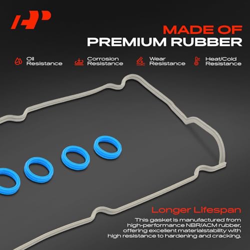 A-Premium Engine Valve Cover Gasket Set, for Oil or Gas Leak Repair by A-Premium - Used condition - Image 3