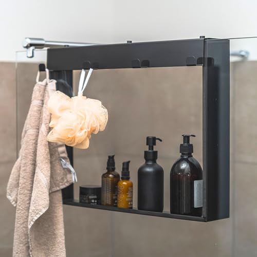 ELMOWO - Edelstahl Duschablage zum Hängen ohne Bohren für die...