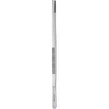 triangle Barbecue Tweezers - 7.9 in. 20 cm - Stainless Steel Straight Culinary Tweezers for Precise Grilling, Plating & Serving - Dishwasher Safe