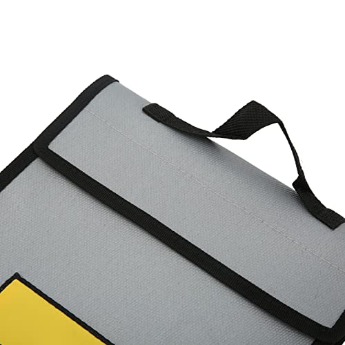 Fireproof And Explosion-Proof Gray Lipo Battery Safe Bag - Lightweight Protection For Garage And Factory Use #TOP2