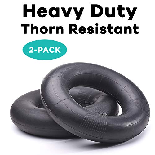 AR-PRO 13 x 5.00-6'' Heavy Duty Replacement Inner Tube with TR-13 Straight Valve Stem (2-Pack) - for Wheelbarrows, Razor Quad 1-18, Dirt Bike, ATV, Mowers, Hand Trucks and More
