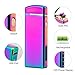 LcFun Electric Dual Arc Lighter, Windproof USB Rechargeable Plasma Lighter, Flameless Cool Lighters with LED Battery Indication for Candles, Camping, Christmas Stocking Stuffers Gifts for Women