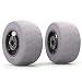 Bonnlo Replacement Balloon Wheels 8.5" Beach Sand Tires for Kayak Dolly Canoe Carts Buggy with Free Air Pump (2-Pack)