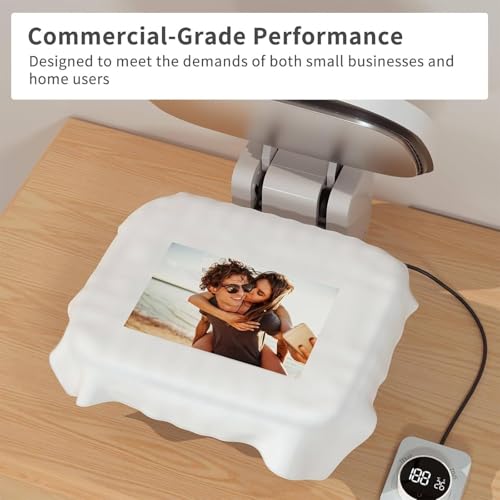 Máquina automática de prensa térmica para camisetas miniatura 7