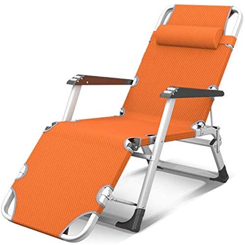 GaRcan Silla reclinable reclinable de jardín de Gravedad Cero, Tumbona, Tumbona Plegable Impermeable, Ligera para Patio al Aire Libre, Playa, Camping
