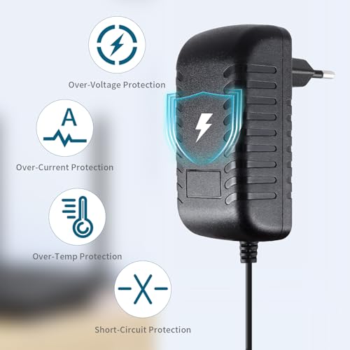 SUCIKORIO 12V 3A Netzteil Adapter Universal Transformator AC 110-240V zu DC 12V 3A 36W Adapter Schaltnetzteil Euro Stecker Steckernetzteil für LED Streifen Lichter, Router, LED Lampen