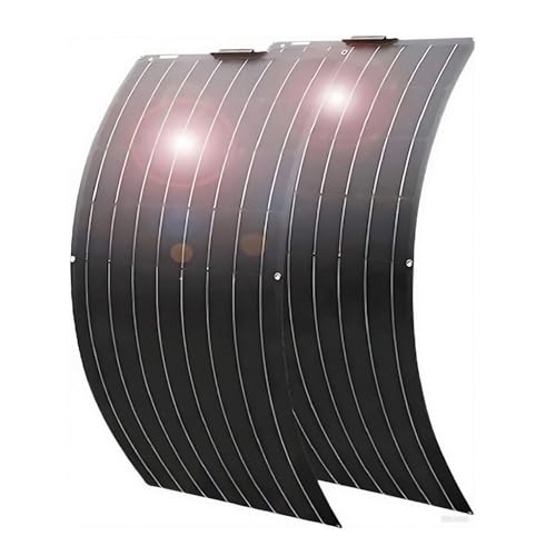 1200 Watt Solar Panel Kit, 2Pcs 600W Monocrystalline Flexible Solar Panels with Charge Controller for 12-48V Battery Charging Camper RV Off-Grid