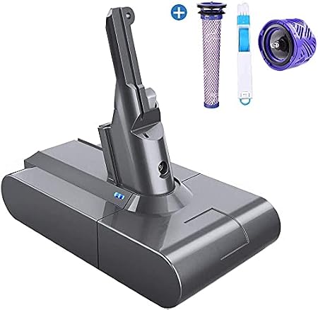 Batteria di Ricambio per Dyson V8,4000 mAh,Compatibile con Dyson V8  Series,V8 Absolute,V8 Fluffy,V8 Animal,SV10 Aspirapolvere Senza  Cavo(4000mah,21,6v,Li-ion,1 anno di garanzia) : Amazon.it: Casa e cucina