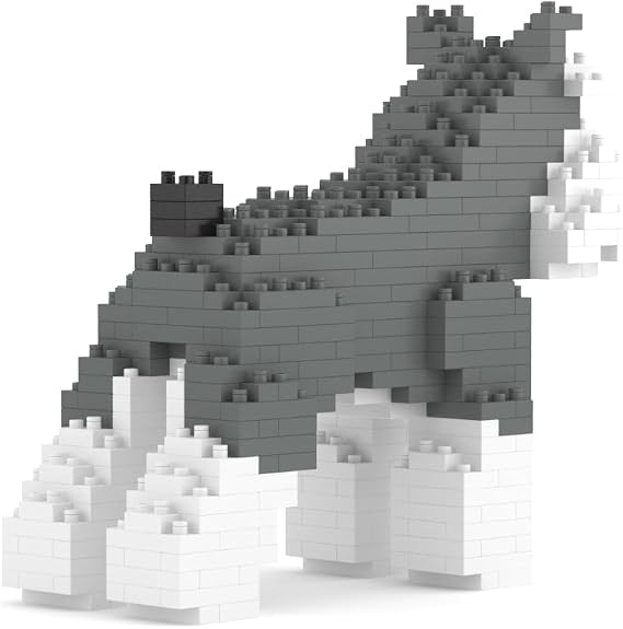 JEKCA Schnauzer Mini 01S | Mini Dog Plastic Building Blocks | Age 14+