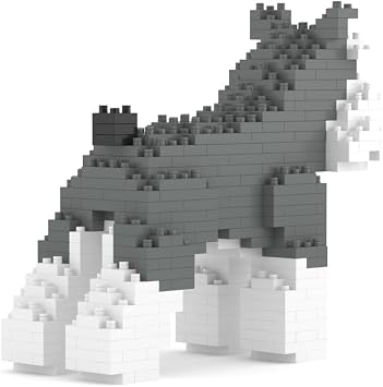 JEKCA Schnauzer Mini 01S | Mini Dog Plastic Building Blocks | Age 14+