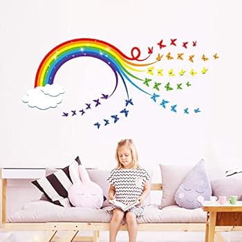 Stickers Muraux Enfants - Décoration Chambre Bébé - Autocollant Sticker Mural Geant Enfant Montagnes Scandinaves Bika 80x120cm 86321195
