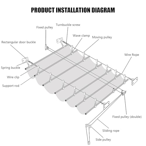 Auvent rétractable pour stopper la chaleur sur le balcon - 8