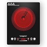 VBGK Vitroceramica Portatil 2000W, Fácil Limpieza