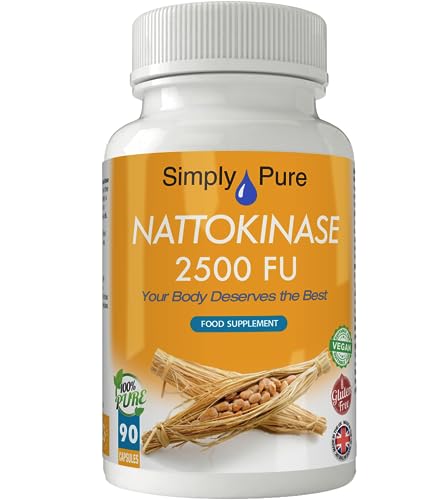 Simply Pure Nattokinase Capsules 500mg x 90