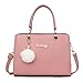 Xiaoyu Fashion Purses and Handbags for Women Ladies Small Crossbody bag Top Handle Satchel Shoulder Bags Totes (Pink)