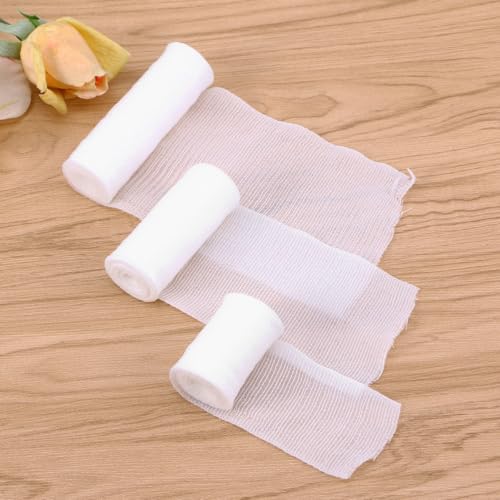 3rolls Elastic Gauze Bandages - vendas elásticas para primeros auxilios, para compresión y cuidado de lesiones miniatura 5