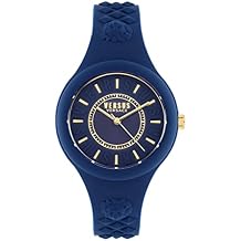 Versus Versace Womens Fire Island Fashion Watch. Adjustable and Sporty Silicone Strap. Includes Travel Gift Pouch.