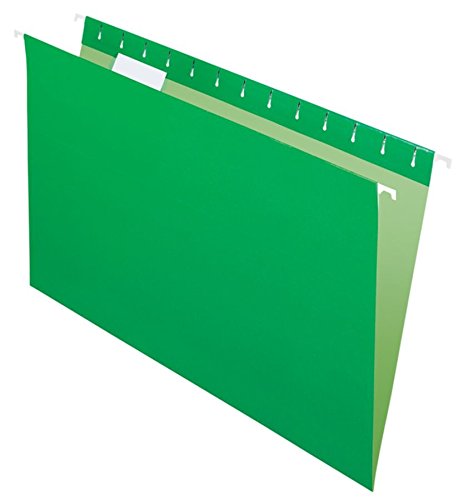 Office Depot 2-Tone Hanging File Folders, 1/5 Cut, 8 1/2In. X 14In., Legal Size, Green, Box Of 25, Od81630 #TOP1