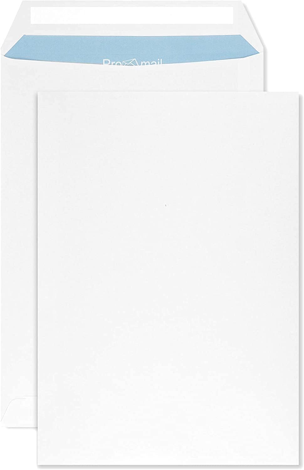 100 Buste Bianche Formato 9 - 14x9 Cm, Per Archivio E Ufficio - Foto 2