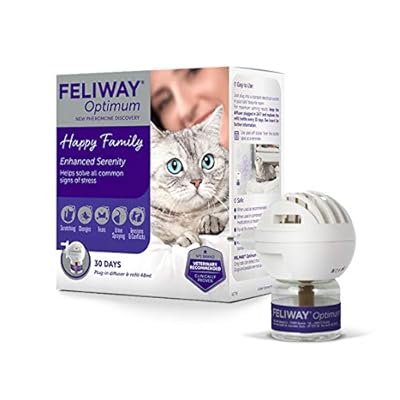 FELIWAY Optimum - New Generation Stress Relief for Cats - Diffuser + Refill 48ml