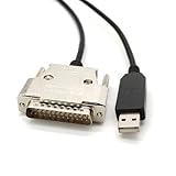 GXMRHWY USB FTDI to DB25 Parallel Printer Cable USB with FTDI Chip Male to DB25 Male Serial Port Cable 1.8Meter