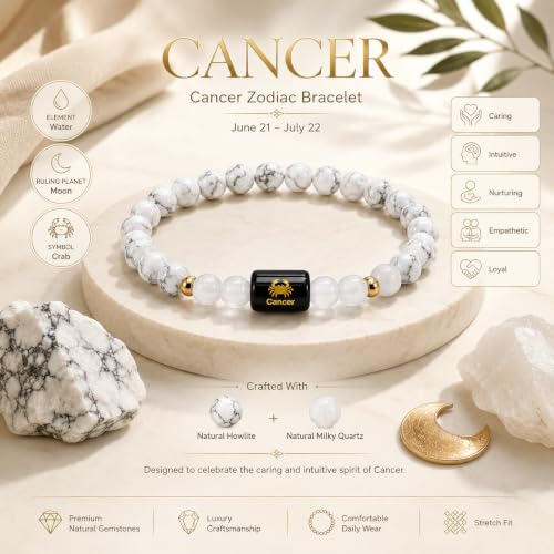 Image of Zodiac Bracelet for Men & Women | 12 Zodiac Signs & Rashi Collection | Natural Crystal Bracelets | Lab Tested Natural Stones | Premium Gift Box & Velvet Pouch