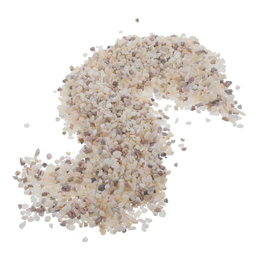 GARVALON Grava Natural Pulida para Acuario 1KG De Arena Colorida y Decorativa para Tanques De Peces Ideal para Decoración De Acuarios y Estanques