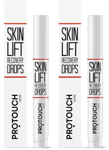 Image of PROTOUCH Skin Lift Recovery Drops to Reduce Fine Lines & Wrinkles - Effective on Neck, Jawline, Chin, Forehead & Smile-Lines | All Skin Types (6 ML) Pack Of 1