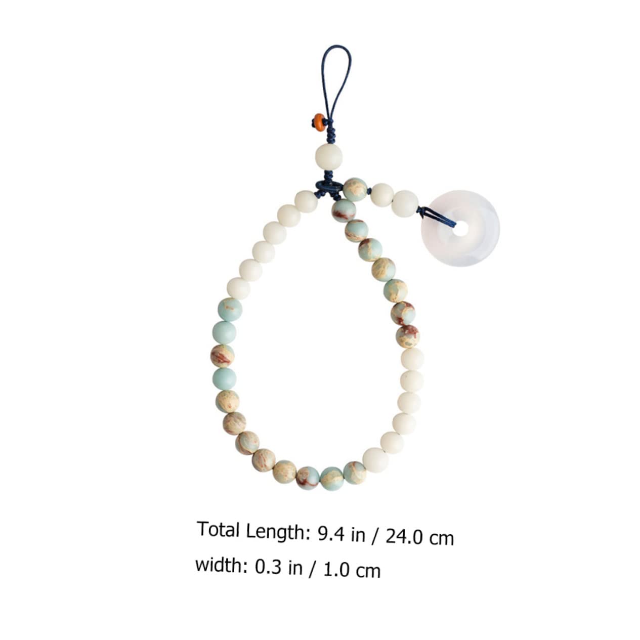 Uonlytech 2 Uds Cadena Colgante De Piedra De Jade Colgante De Cadena-Correa Perdida Decoración Cuerda Colgante Cordón Correa De Muñeca De Cuerda Corta