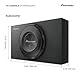 Pioneer TS-A3000LB Passiv Subwoofer, leistungsstarker Gehäuse Subwoofer mit 1500 W Maximalleistung, 30 cm, IMPP Membran, schwarz, Kontinuierliche Ausgangsleistung 400 W