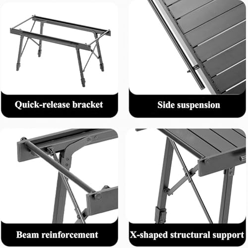 Table pliante portable légère pour éviter de manger au sol - 8