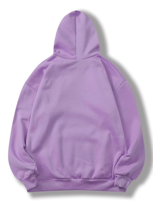Image of Hoodie Women Girl Causal Stylish Sweatshirt Black Blue Maroon Pink Brown 599 699 499 Under Lavender Beige